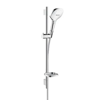 Dušas sistēma Hansgrohe Raindance Select E 120, 3 režīmi, EcoSmart 9 l/min, balta/hroms, 26622400 NEW
