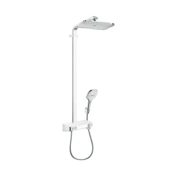 Dušas Sistēma Hansgrohe Raindance Select E, ar termostatu, balta/hroms, 27288400 NEW