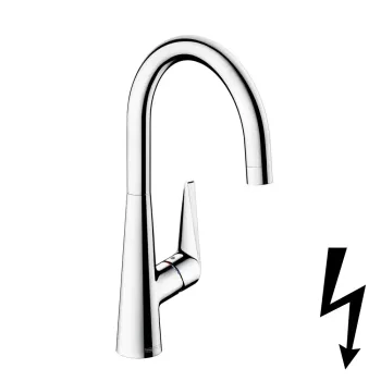 Virtuves Izlietnes Maisītājs Hansgrohe Talis M51, ar zemu spiedienu, hroms, 72812000 NEW