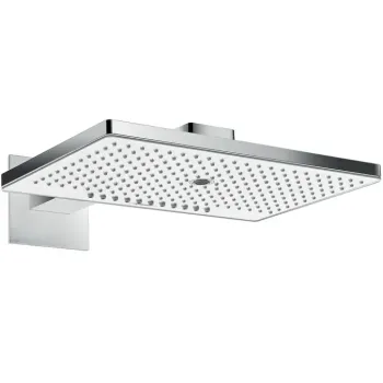 Dušas galva Hansgrohe Rainmaker Select 460, 3 režīmi, ar kronšteinu 46 cm, balta/hroms, 24007400 NEW
