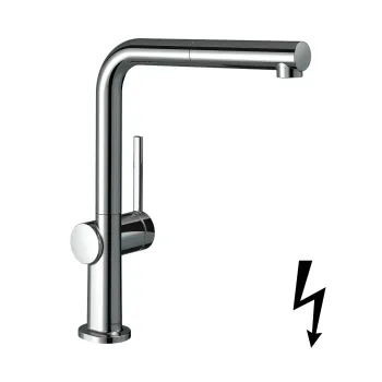 Virtuves Izlietnes Maisītājs Hansgrohe Talis M54, ar izvelkamu uzgali, hroms, 72860000 NEW