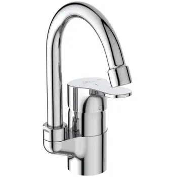 Vannas Istabas Izlietnes maisītājs Ideal Standard Cerabase, ar Click-Clack vārstu, 162x225x85 mm, hroms, BC837AA