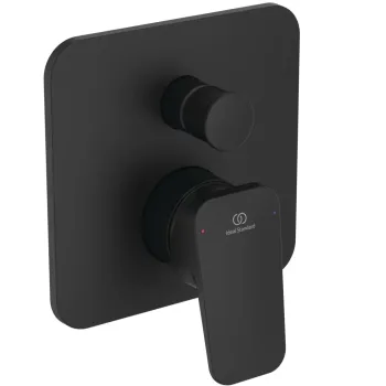 Vannas maisītājs Ideal Standard CeraPlan, ar iebūves daļu, matēts melns, BD259XG