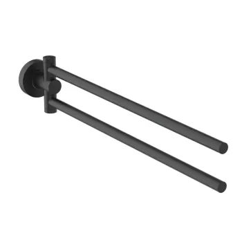Dvieļu turētājs Ideal Standard IOM, rotējošs, 37 cm, matēts melns, A9131XG