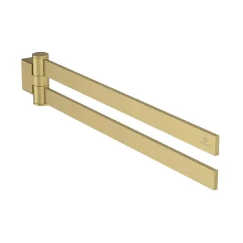 Dvieļu turētājs Ideal Standard Conca, dubultais, matēts zelts, 45 cm, T5395A2