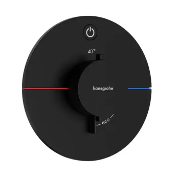 Dušas maisītājs Hansgrohe ShowerSelect Comfort, ar termostatu, iebūvējams, matēta melna, 15553670 NEW