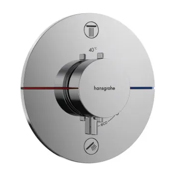 Dušas maisītājs Hansgrohe ShowerSelect Comfort, iebūvējams, ar termostatu, hroms, 15554000 NEW