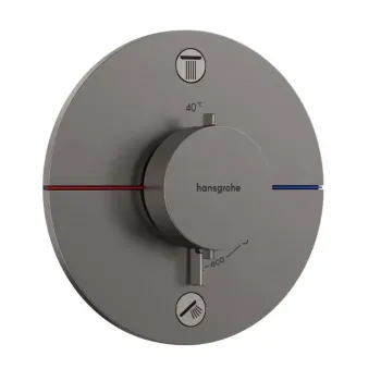 Dušas maisītājs Hansgrohe ShowerSelect Comfort, iebūvējams, ar termostatu, matēta melna hroms, 15554340 NEW