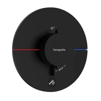 Dušas maisītājs Hansgrohe ShowerSelect Comfort, iebūvējams, ar termostatu, matēta melna, 15562670 NEW