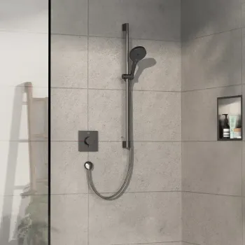 Dušas maisītājs Hansgrohe ShowerSelect Comfort, iebūvējams, ar termostatu, matēta melna hroms, 15571340 NEW