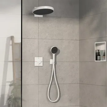 Dušas maisītājs Hansgrohe ShowerSelect Comfort, iebūvējams, ar termostatu, matēta balta, 15572700 NEW