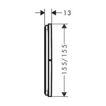 Dušas maisītājs Hansgrohe ShowerSelect Comfort, iebūvējams, ar 3 funkcijām, matēta bronza, 15573140 NEW