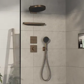 Dušas maisītājs Hansgrohe ShowerSelect Comfort, iebūvējams, ar termostatu, matēta bronza, 15574140 NEW