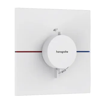 Dušas maisītājs Hansgrohe ShowerSelect Comfort, ar termostatu, iebūvējams, matēta balta, 15574700 NEW