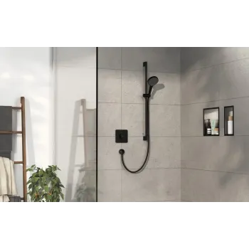 Dušas maisītājs Hansgrohe ShowerSelect Comfort, ar termostatu, iebūvējams, matēta melna, 15581670 NEW