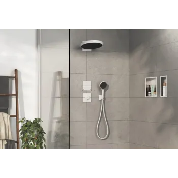 Dušas maisītājs Hansgrohe ShowerSelect Comfort, ar termostatu, iebūvējams, matēta balta, 15589700 NEW