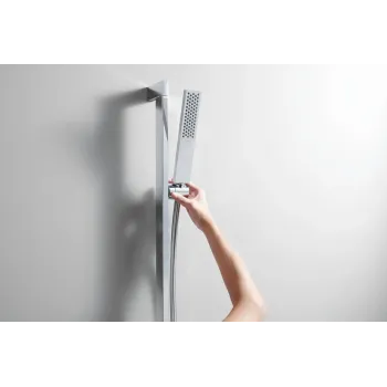 Dušas komplekts Hansgrohe Pulsify E, stienis un dušas šļūtene, EcoSmart, hroms, 24380000 NEW