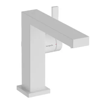 Vannas istabas izlietnes maisītājs Hansgrohe Tecturis E, CoolStart, EcoSmart, matēta balta, 73021700 NEW