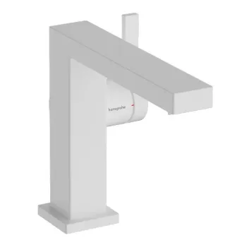 Vannas istabas izlietnes maisītājs Hansgrohe Tecturis E, ar PopUp vārstu, matēta balta, 73023700 NEW