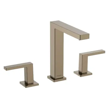 Vannas istabas izlietnes maisītājs Hansgrohe Tecturis E, ar Push-Open izplūdi, iebūvējams EcoSmart, matēta bronza, 73030140 NEW