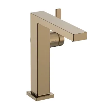 Vannas istabas izlietnes maisītājs Hansgrohe Tecturis E, ar Push-Open izplūdi, CoolStart, EcoSmart, matēta bronza, 73040140 NEW