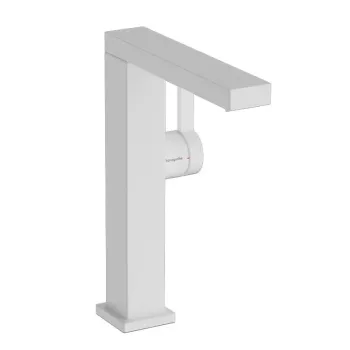 Vannas istabas izlietnes maisītājs Hansgrohe Tecturis E, ar Push-Open izplūdi, CoolStart, EcoSmart, matēta balta, 73060700 NEW