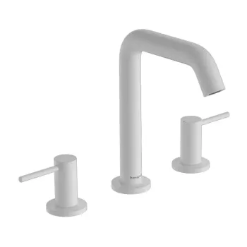 Vannas istabas izlietnes maisītājs Hansgrohe Tecturis S, ar Push-Open izplūdi, iebūvējams EcoSmart, matēta balta, 73330700 NEW