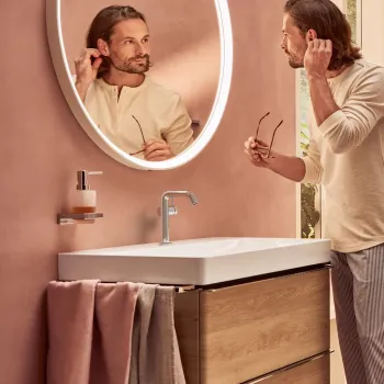 Vannas istabas izlietnes maisītājs Hansgrohe Tecturis S, CoolStart, EcoSmart, hroms, 73341000 NEW