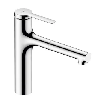 Virtuves Izlietnes Maisītājs Hansgrohe Zesis M33, izvelkams uzgalis, hroms, 74822000 NEW