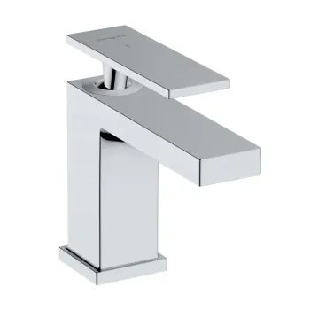 Vannas istabas izlietnes maisītājs Hansgrohe Tecturis E, ar PopUp vārstu, CoolStart, EcoSmart, hroms, 73004000 NEW