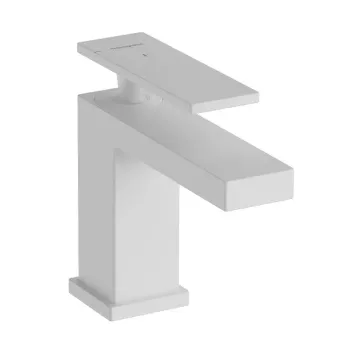 Vannas istabas izlietnes maisītājs Hansgrohe Tecturis E, ar PopUp vārstu, matēta balta, 73004700 NEW