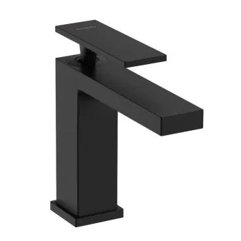 Vannas istabas izlietnes maisītājs Hansgrohe Tecturis E, ar PopUp vārstu, matēta melna, 73018670 NEW