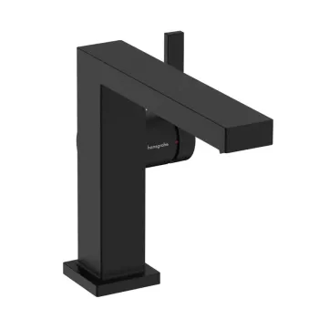 Vannas istabas izlietnes maisītājs Hansgrohe Tecturis E, ar Push-Open izplūdi, CoolStart, EcoSmart, matēta melna, 73024670 NEW