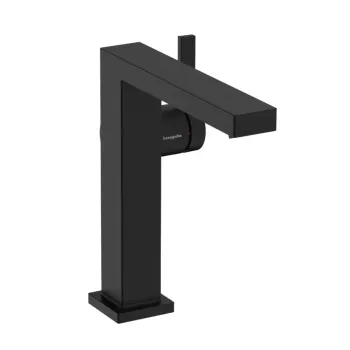 Vannas istabas izlietnes maisītājs Hansgrohe Tecturis E, ar Push-Open izplūdi, matēta melna, 73042670 NEW