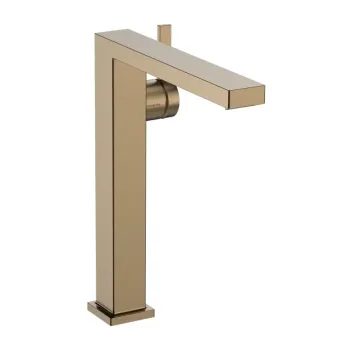 Vannas istabas izlietnes maisītājs Hansgrohe Tecturis E, ar Push-Open izplūdi, CoolStart, EcoSmart, matēta bronza, 73073140 NEW