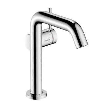 Vannas istabas izlietnes maisītājs Hansgrohe Tecturis S, Paaugstināts ar Push-Open izplūdi, CoolStart, EcoSmart, hroms, 73342000 NEW