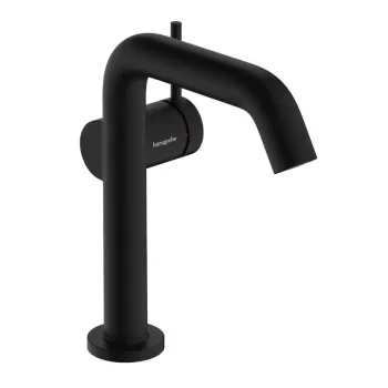 Vannas istabas izlietnes maisītājs Hansgrohe Tecturis S, Paaugstināts ar Push-Open izplūdi, matēta melna, 73342670 NEW