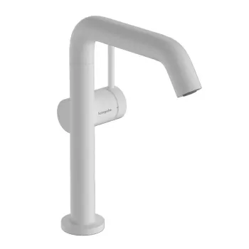 Vannas istabas izlietnes maisītājs Hansgrohe Tecturis S, ar Push-Open izplūdi, CoolStart, EcoSmart, matēta balta, 73364700 NEW