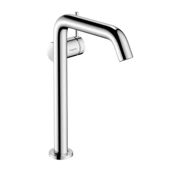 Vannas istabas izlietnes maisītājs Hansgrohe Tecturis S, Paaugstināts ar Push-Open izplūdi, CoolStart, EcoSmart, hroms, 73373000 NEW