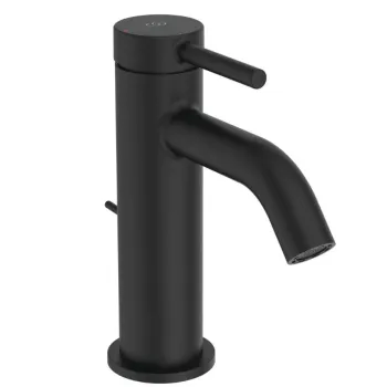 Vannas istabas izlietnes maisītājs Ideal Standard Ceraline Nuovo, ar vārstu, 153 mm, hēlija melns, BD758XG