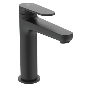 Vannas istabas izlietnes maisītājs Ideal Standard Cerafine Nuovo, ar ClickClack vārstu, BlueStart, 167 mm, hēdvēbā melnā, BD772XG