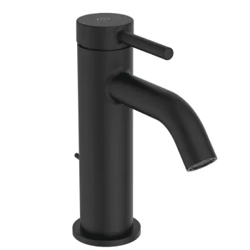 Vannas Istabas Izlietnes maisītājs Ideal Standard Ceraline Nuovo, ar vārstu, 153 mm, hēlija melns, BD846XG