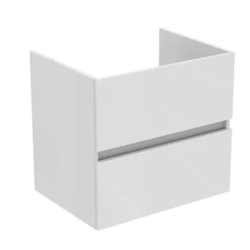 Vannas istabas skapītis Ideal Standard Eurovit+, 55x60x44 cm, 2 atvilktnes, spīdīga balta, R0259WG