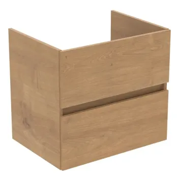 Vannas istabas skapītis Ideal Standard Eurovit+, 55x60x44 cm, 2 atvilktnes, ozols, R0259Y8