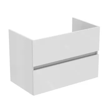 Vannas istabas skapītis Ideal Standard Eurovit+, 55x80x44 cm, 2 atvilktnes, spīdīga balta, R0263WG