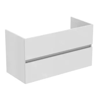 Vannas istabas skapītis Ideal Standard Eurovit+, 55x100x44 cm, 2 atvilktnes, spīdīga balta, R0265WG