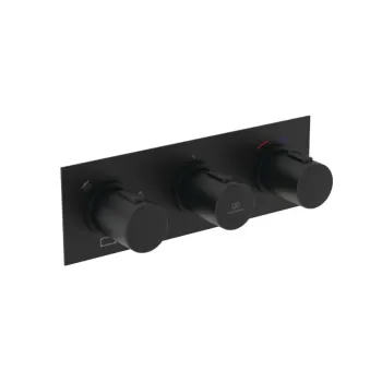 Dušas maisītājs Ideal Standard Ceratherm C100, ar termostatu, matēta melna, A7664XG