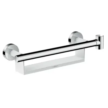 Rokturi vannas istabai Hansgrohe Raindance Select S, ar Porter dušas turētāju un plauktiņu, hroms, 26328400 NEW