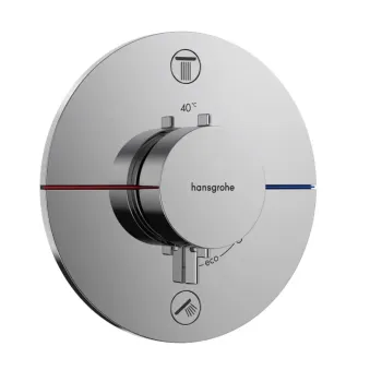 Dušas Sistēma Hansgrohe iebūvējams ar termostatu, diametrs 25 cm, 3 režīmi, hroms, SANI21HHH006 NEW