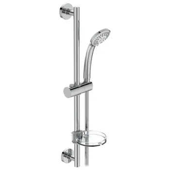 Dušas komplekts Ideal Standard Idealrain, 100 mm, ar Anti-Kalk funkciju, hroms, B9414AA